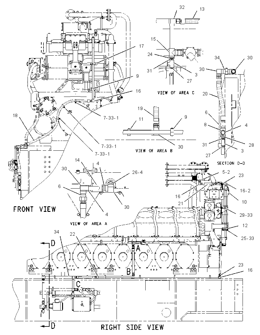LINES GP-JACKET WATER HEATER 2078269 CAT