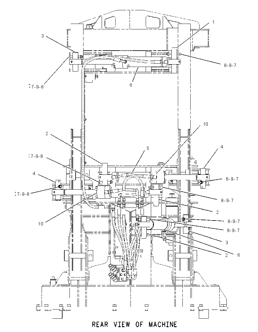 CYLINDER & LINES GP-FELLING HD 1974790 CAT