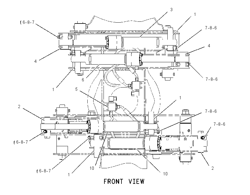 CYLINDER & LINES GP-FELLING HD 2039192 CAT
