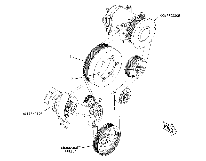 PULLEY GROUP 2245123 CAT