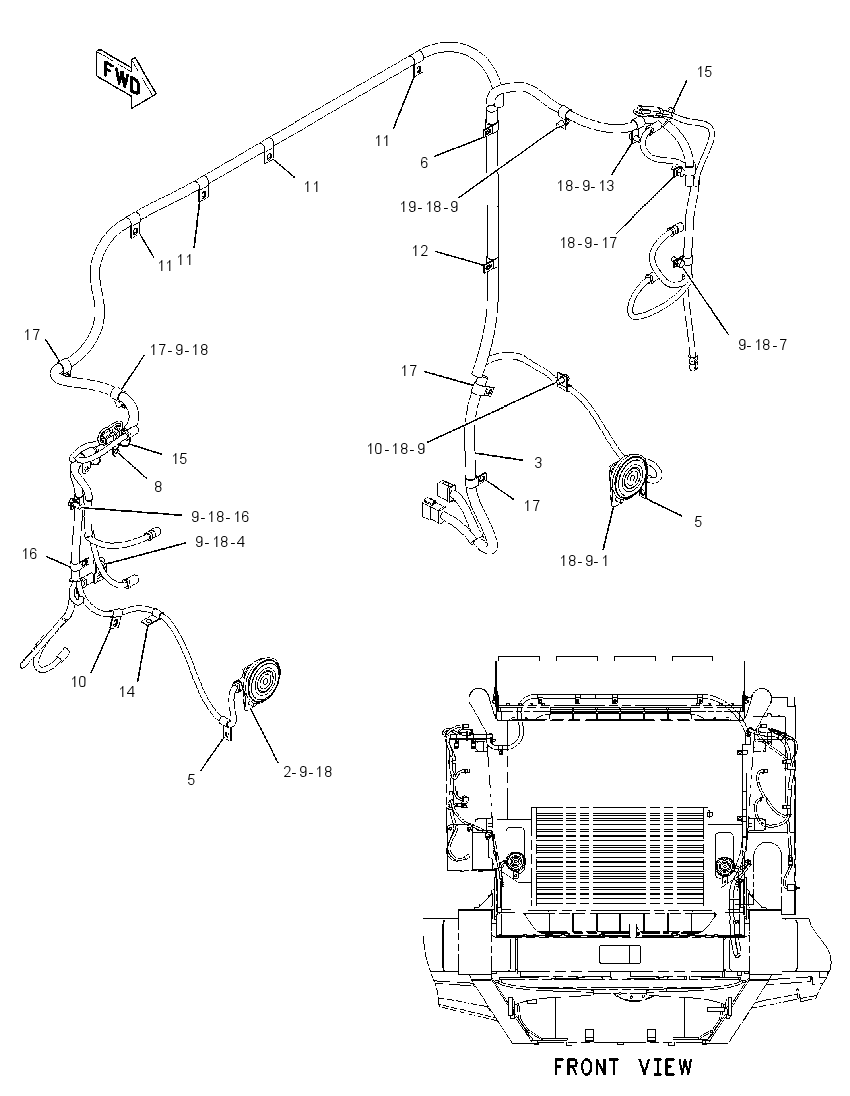 WIRING GP-TRACTOR 2138735 CAT