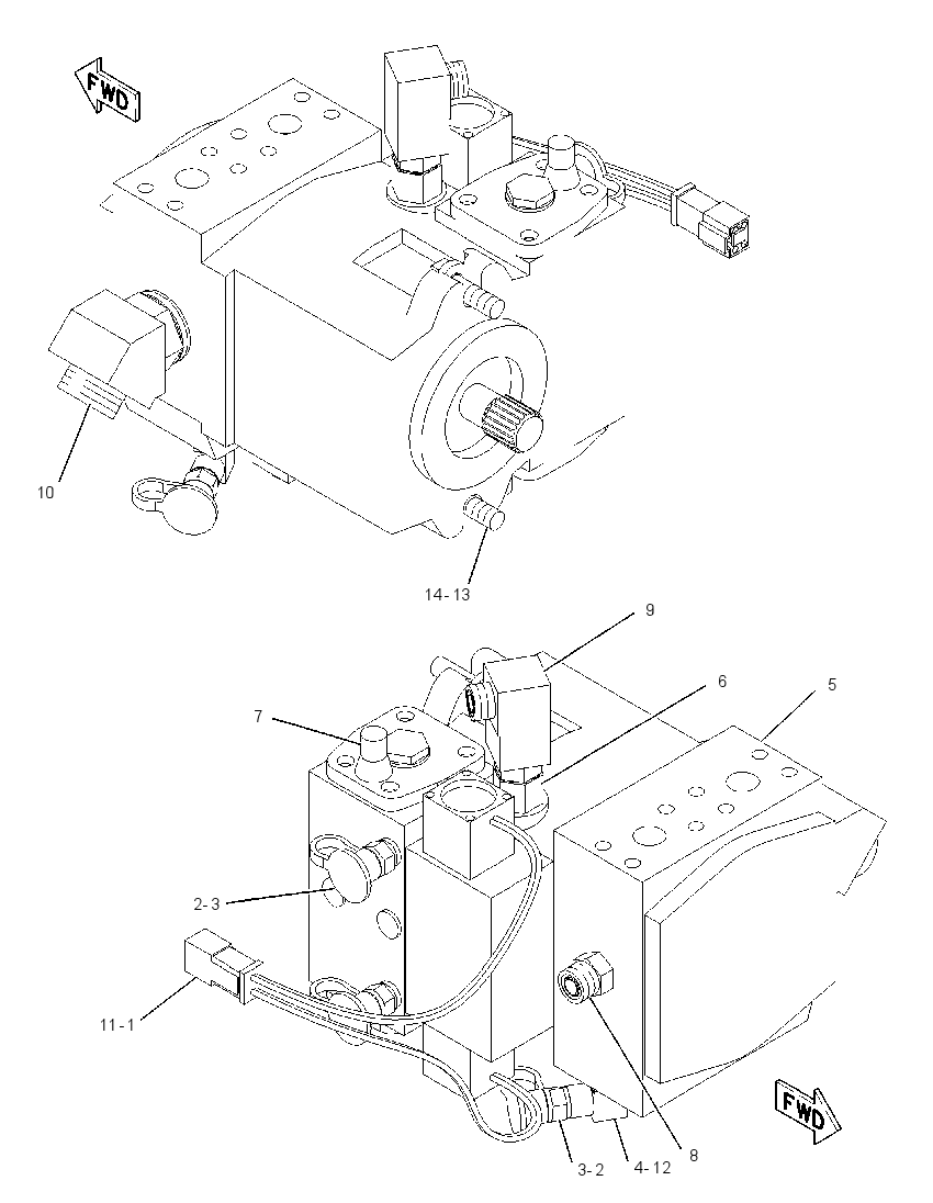 PUMP & MTG GP-PISTON & GEAR 2088337 CAT