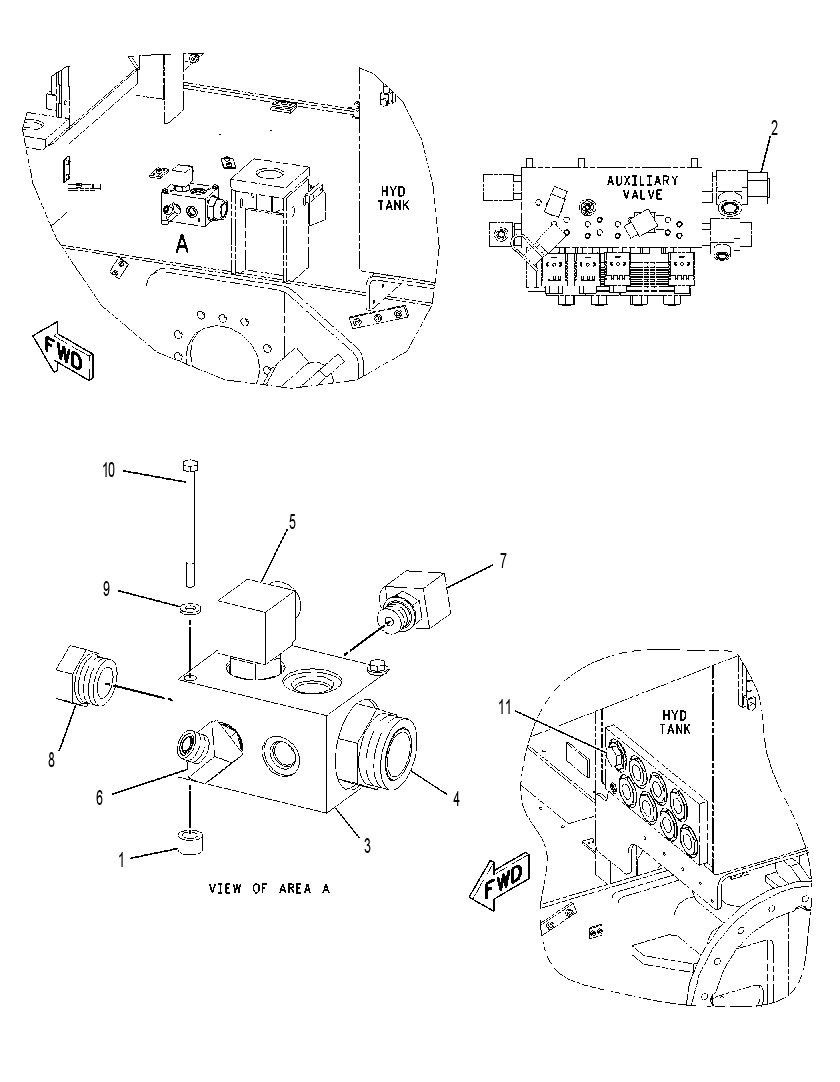 MANIFOLD GP-RETURN 1977421 CAT