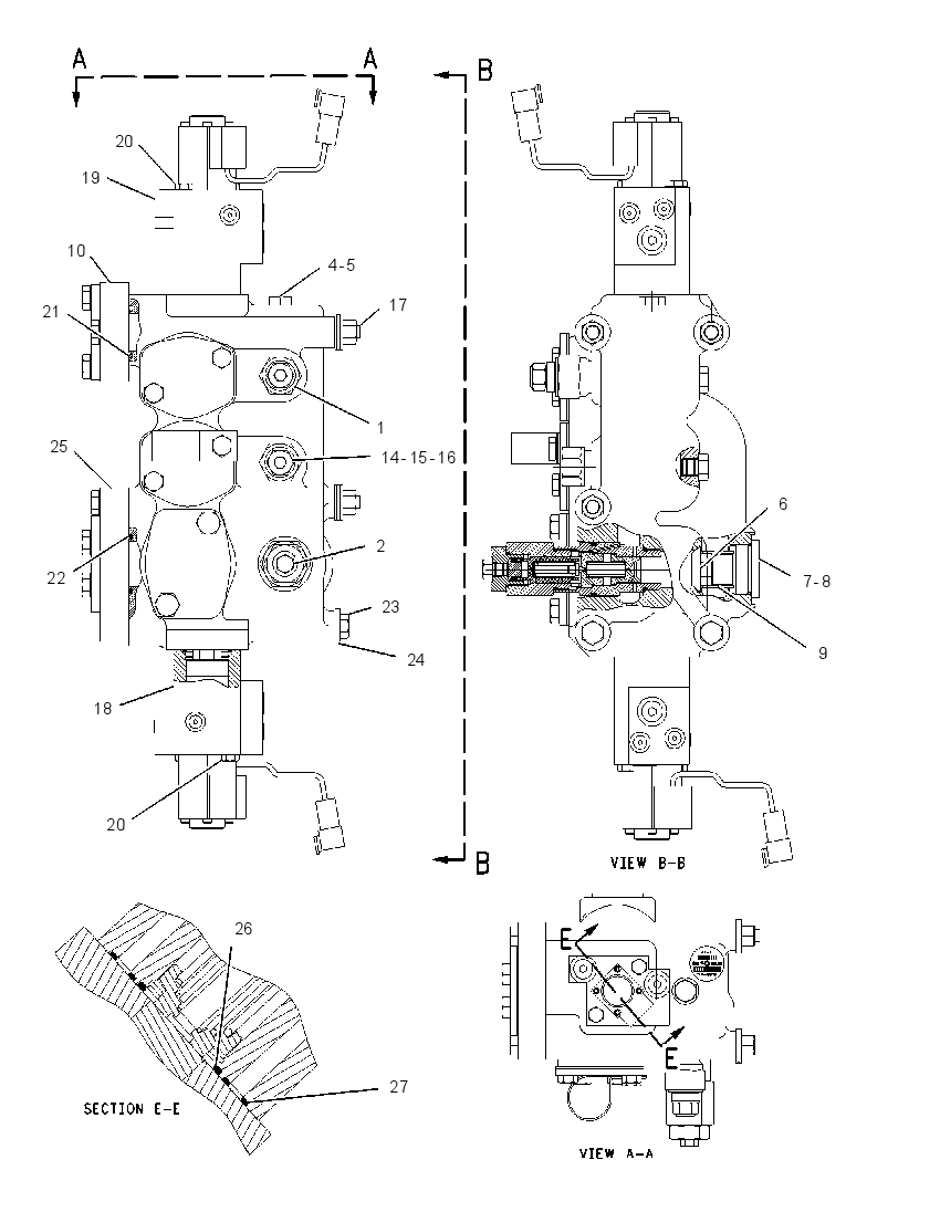VALVE GP-HOIST CONTROL 1740019 CAT