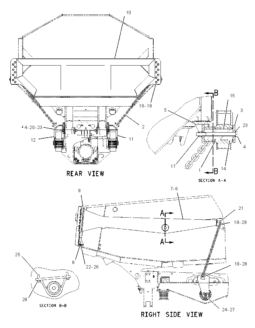 TAILGATE GP 1597196 CAT