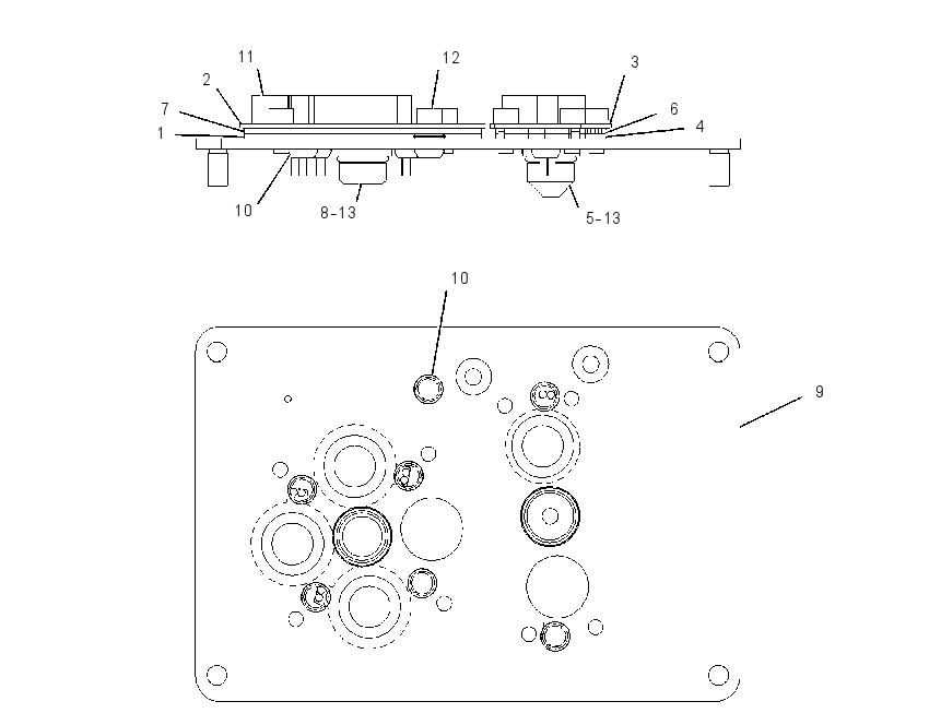 PLATE GP-PILOT VALVE 2062750 CAT