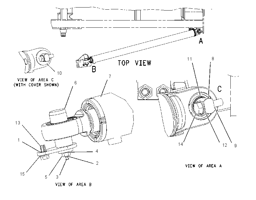 CYLINDER & MTG GP-HOIST 1374646 CAT