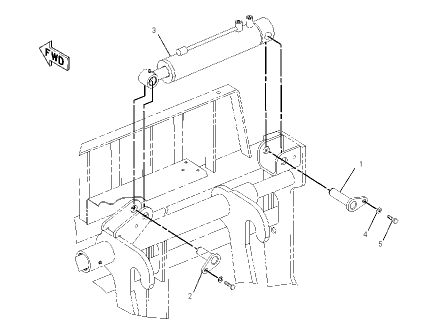 CYLINDER & MTG GP-CARRIAGE 2245083 CAT