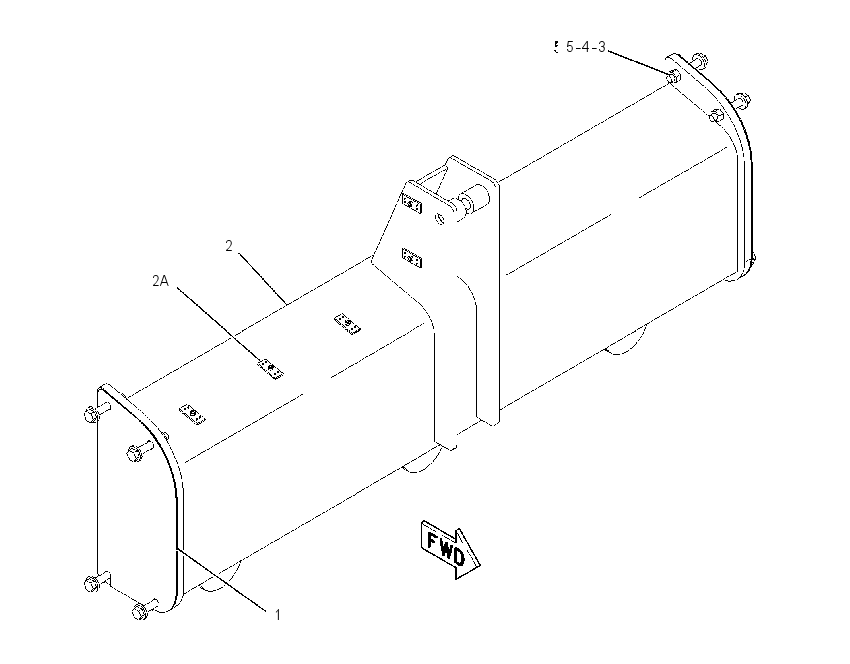 BUMPER GP 2242325 CAT