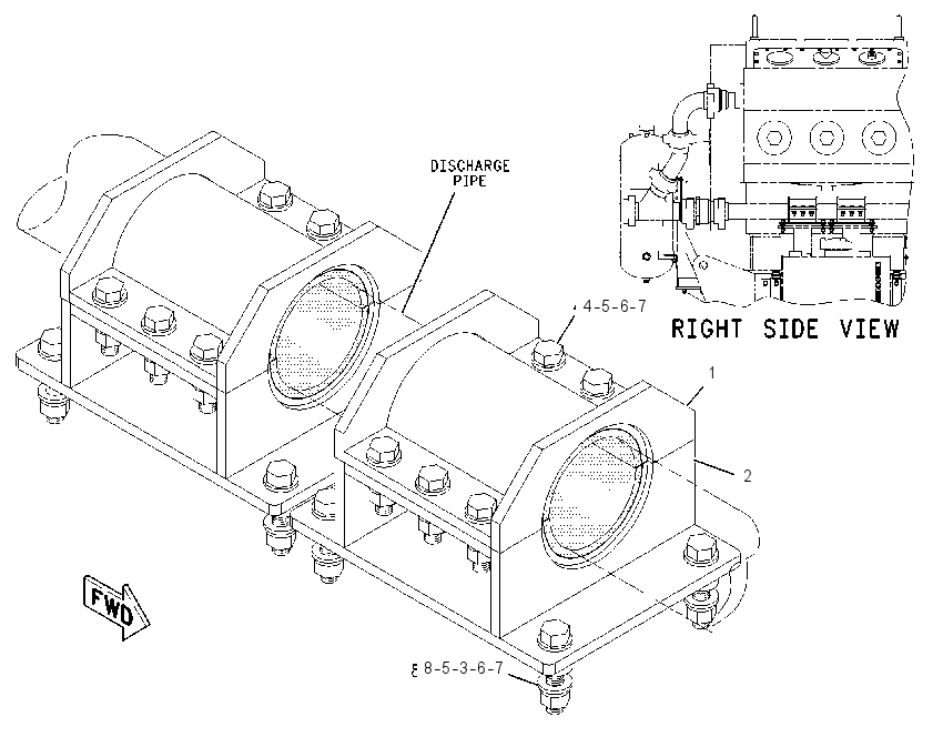MOUNTING GP-BRACKET 1955716 CAT