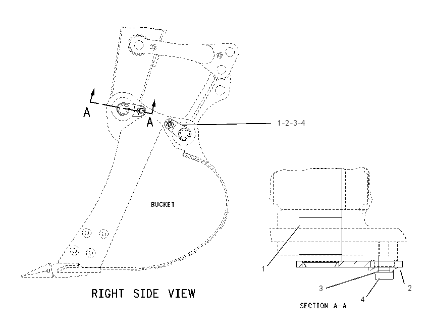 PIN GP-EXCAVATOR 1234800 CAT