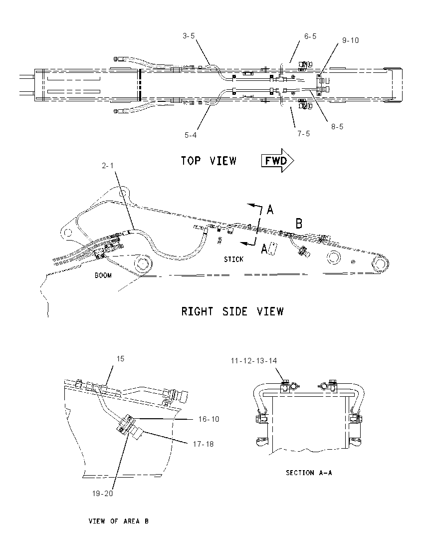 LINES GP-WORK TOOL 2165942 CAT