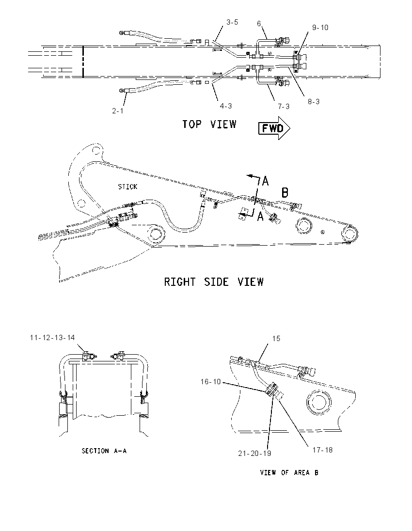 LINES GP-WORK TOOL 2165941 CAT