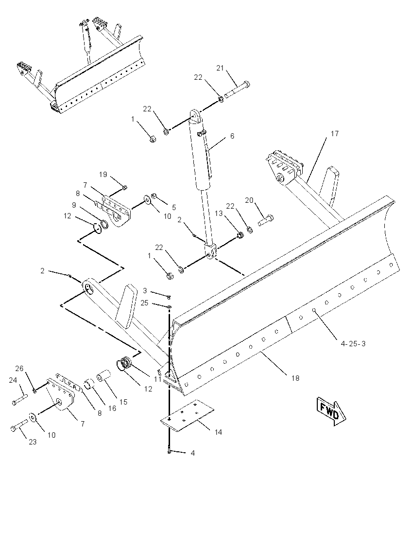 BLADE GP-COMPACTOR 2238463 CAT
