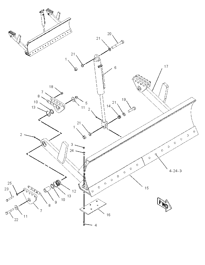BLADE GP-COMPACTOR 2044988 CAT