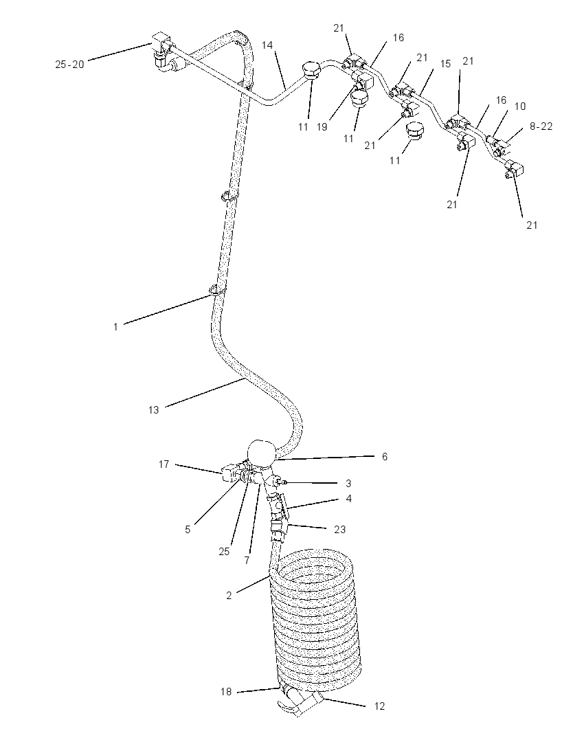 LINES GP-PRESSURIZED WATER 2058129 CAT
