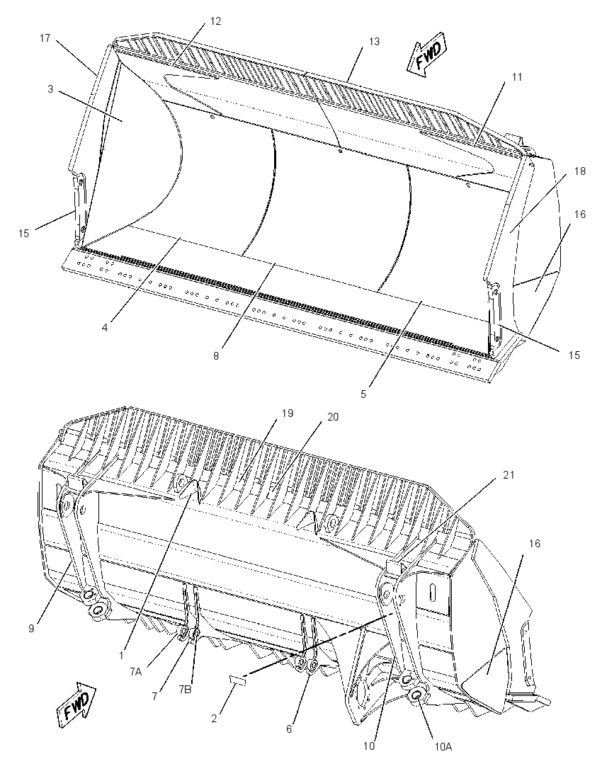 BLADE AS-CARRYDOZER 2027987 CAT