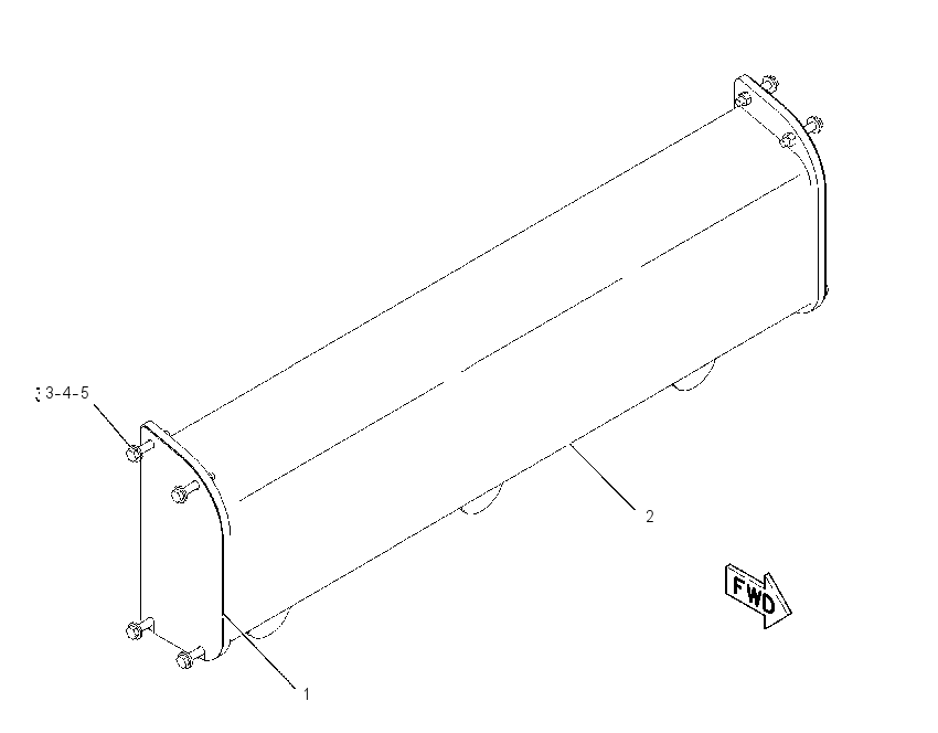 BUMPER GP 2256520 CAT