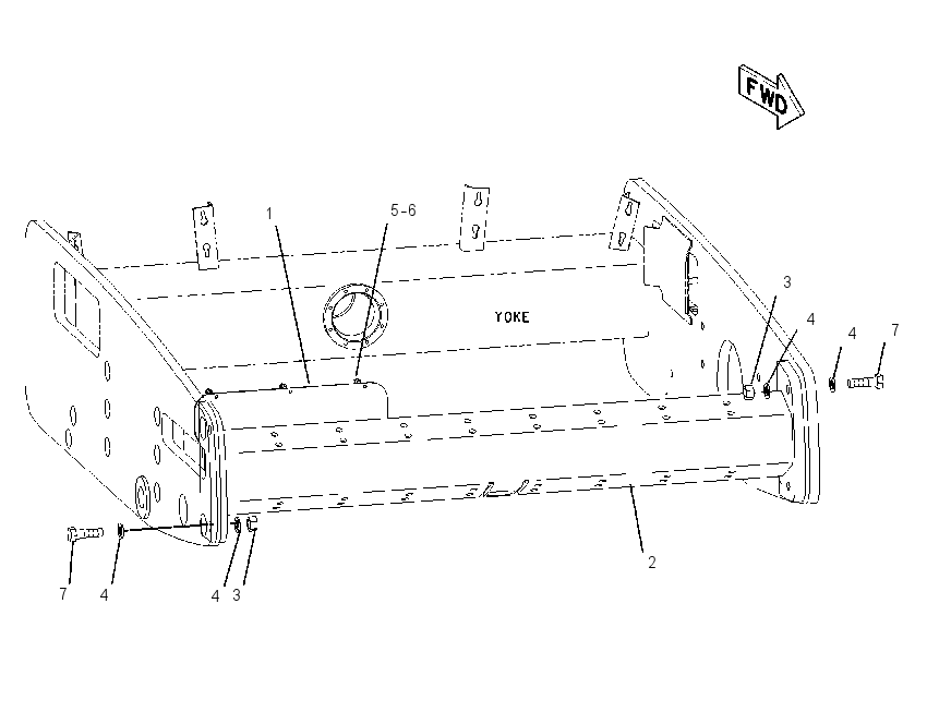 BUMPER GP 2200173 CAT