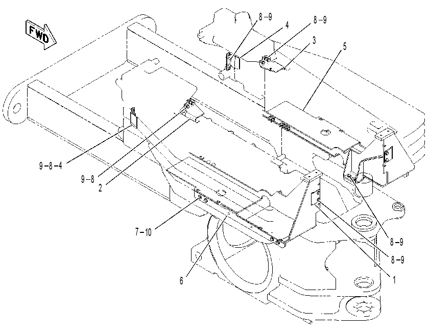 SUPPORT GP-FUEL TANK 2060335 CAT