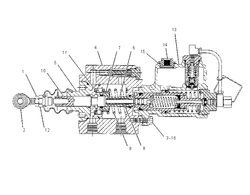 CYLINDER GP-MASTER 1061561 CAT