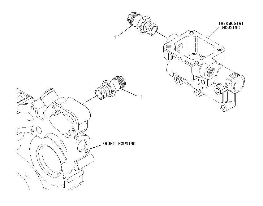 CONNECTOR GP-CAB HEATER LINES 2287917 CAT