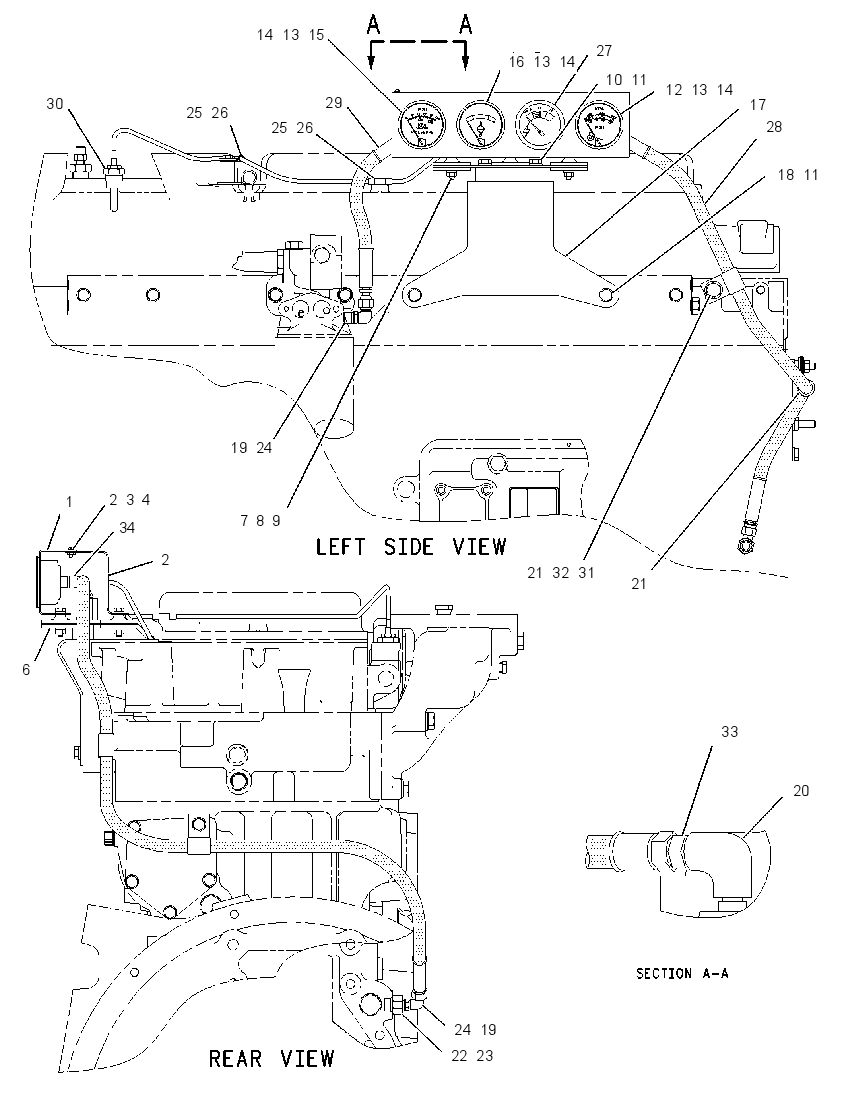 Панель приборов 2266611 CAT