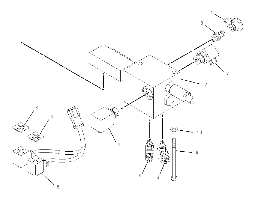 VALVE & MTG GP-TRUCK HITCH 1909967 CAT
