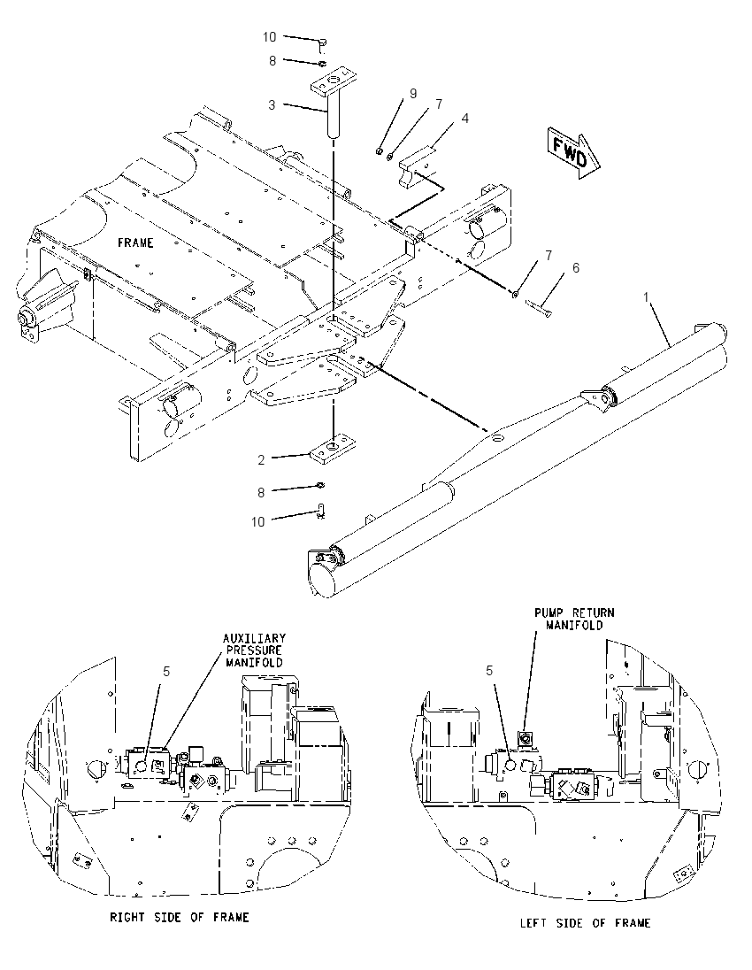 ROLLER AR-PUSH 1953181 CAT