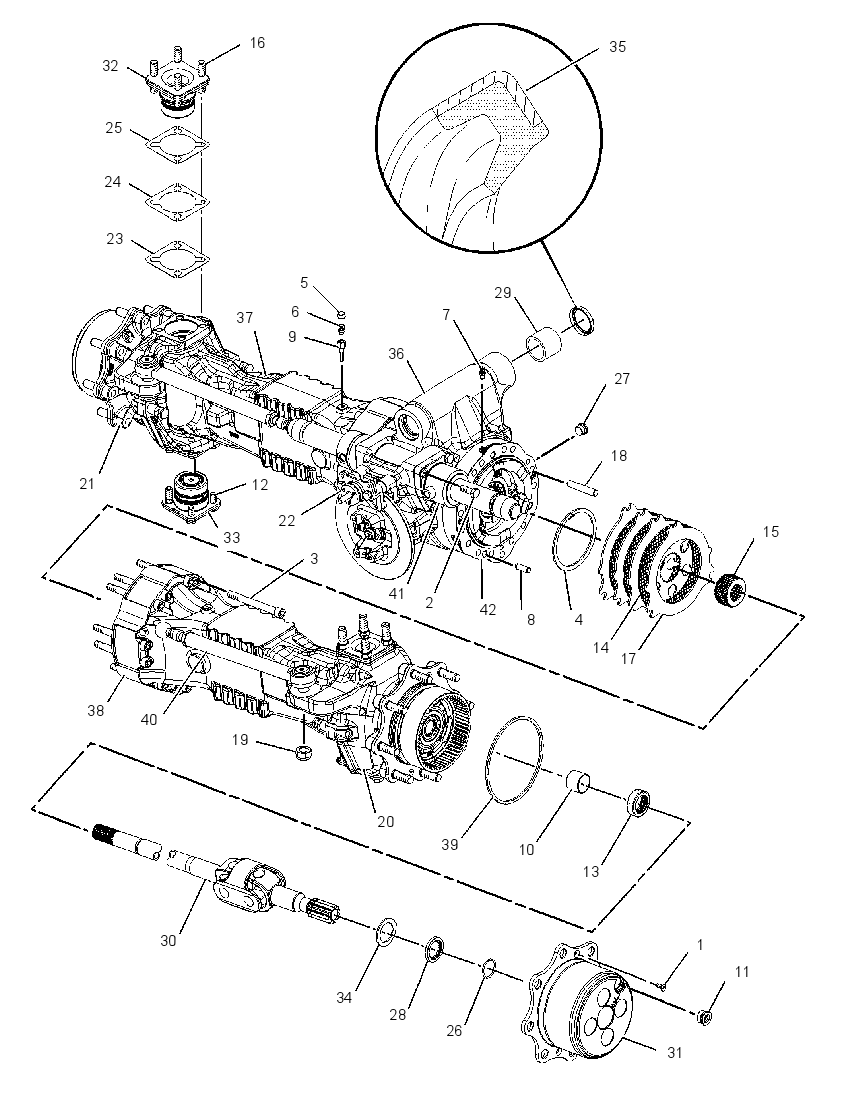 AXLE GP-DRIVE & STEERING 2081021 CAT