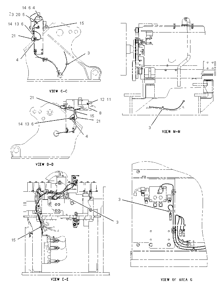 WIRING GP-AUXILIARY CONTROL 2056196 CAT
