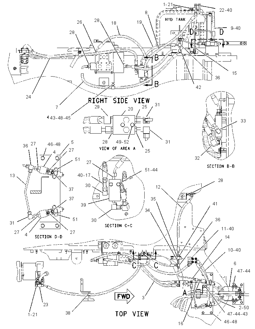 VALVE & LINES GP-STEERING NEUT 1976733 CAT