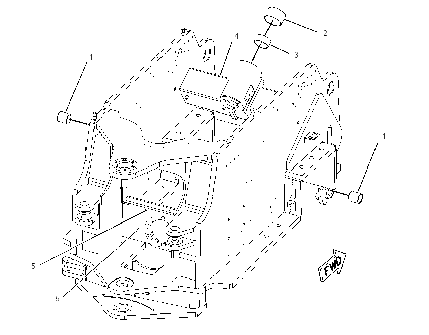 FRAME AS-FRONT 2200223 CAT