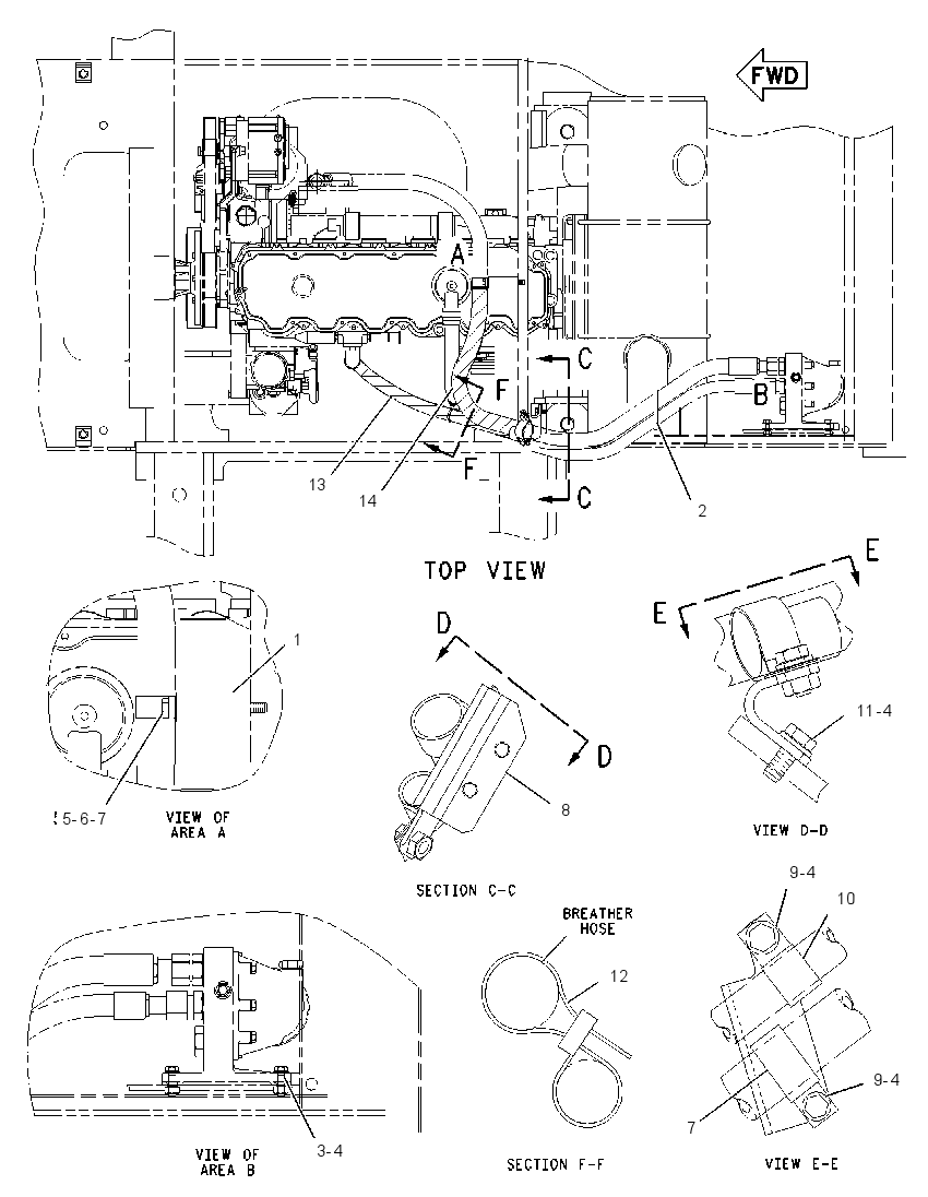 FILTER & MTG GP-ENGINE OIL 1838090 CAT