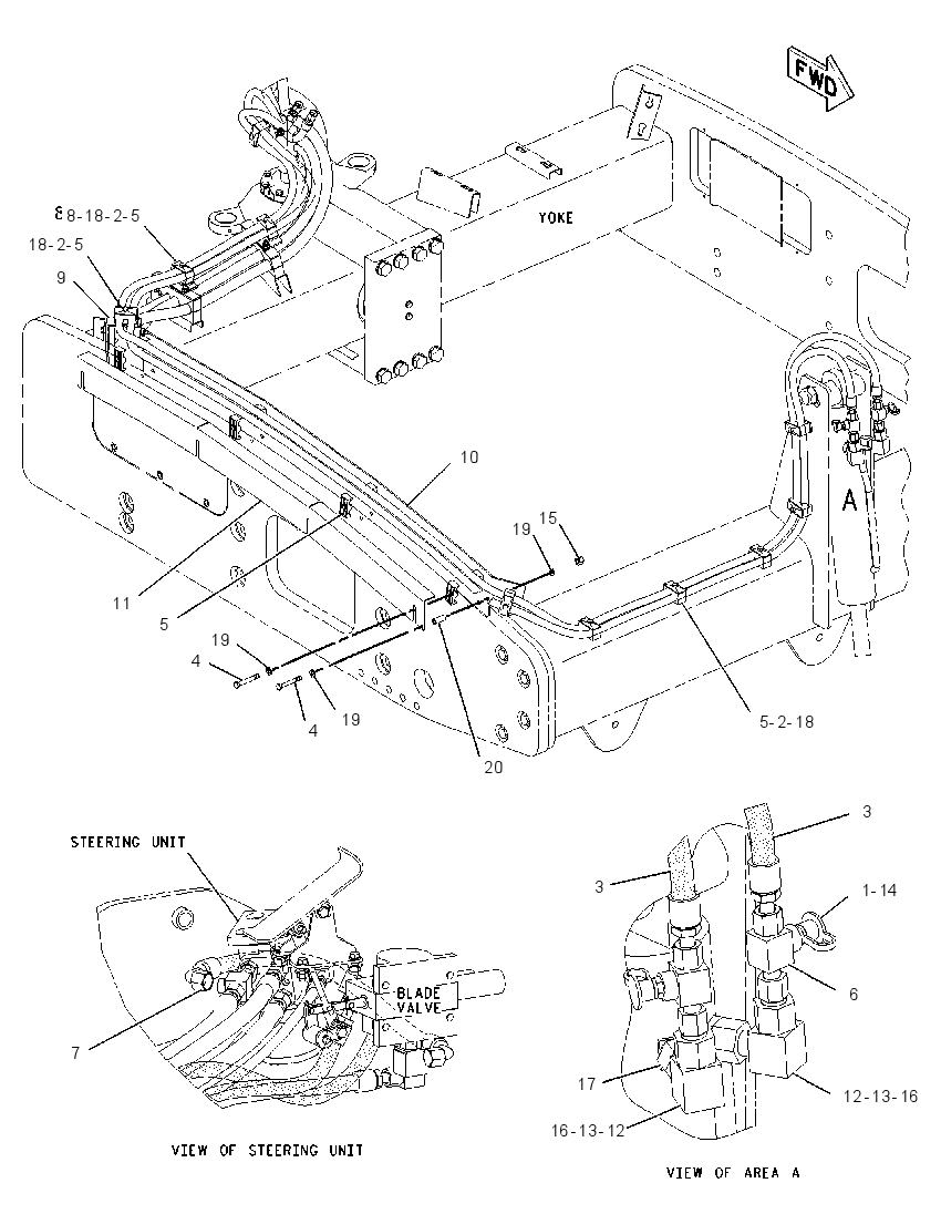 LINES GP-BLADE 2044989 CAT