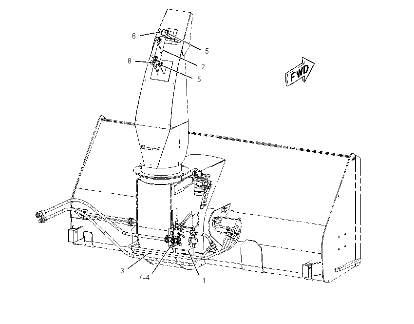 HYDRAULIC AR-SNOWBLOWER 2124573 CAT