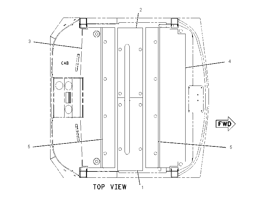 FLOOR MAT GP-CAB 2110847 CAT