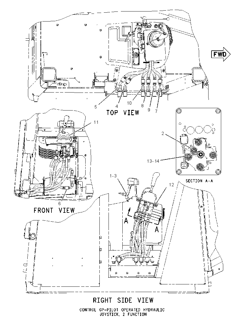 CONVERSION GP-PILOT CONTROL 2Q8052 CAT