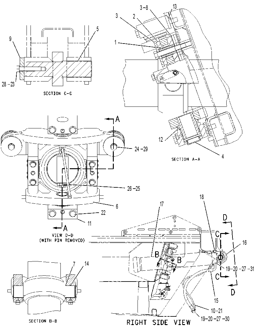 CYLINDER & MTG GP-EJECTOR 2042038 CAT