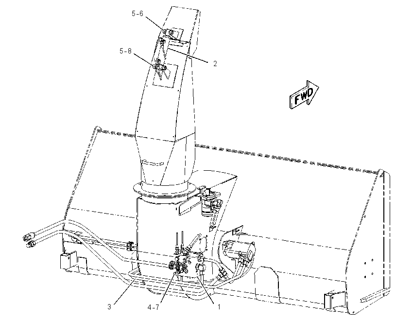 HYDRAULIC AR-SNOWBLOWER 2124567 CAT