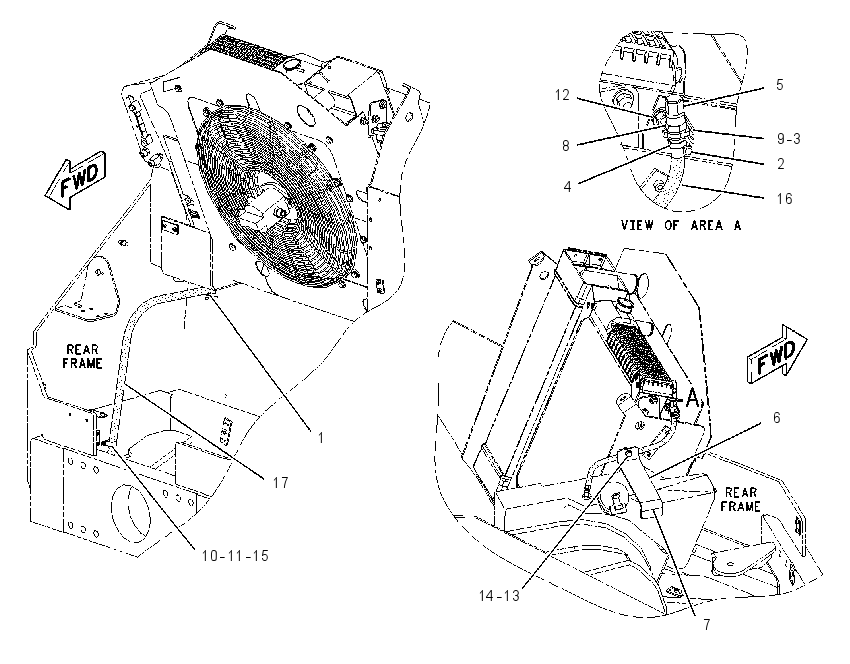 MOUNTING GP-TANK 1996165 CAT