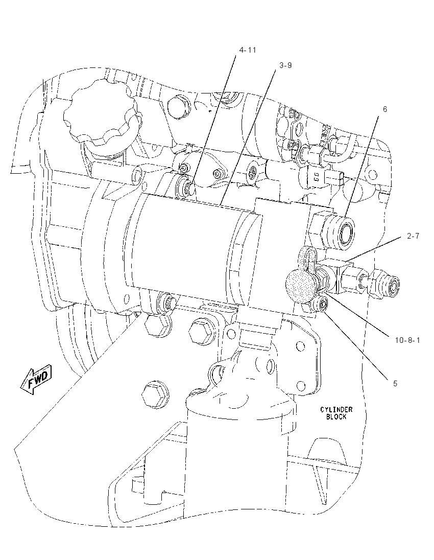 PUMP & MTG GP-STEERING 1943673 CAT