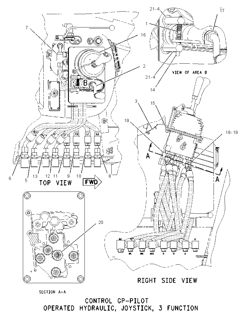 CONVERSION GP-PILOT CONTROL 2Q8055 CAT