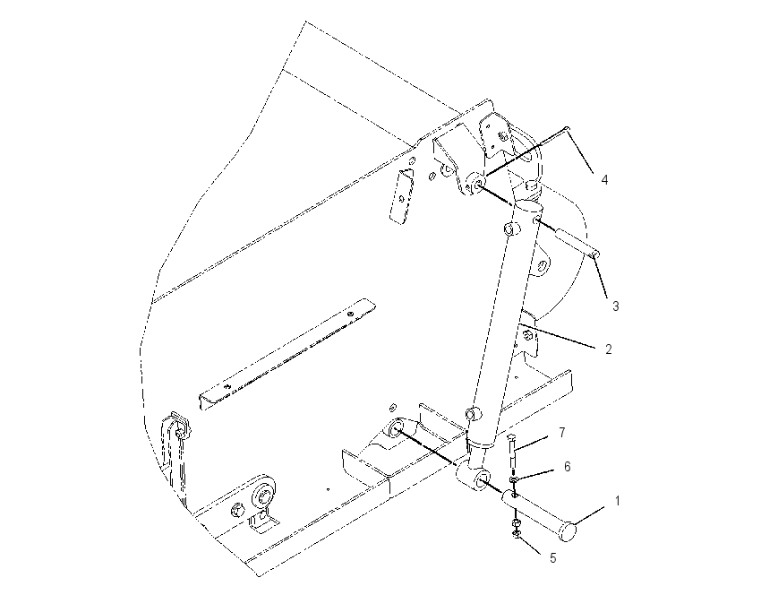 CYLINDER & MTG GP-BROOM 2218371 CAT