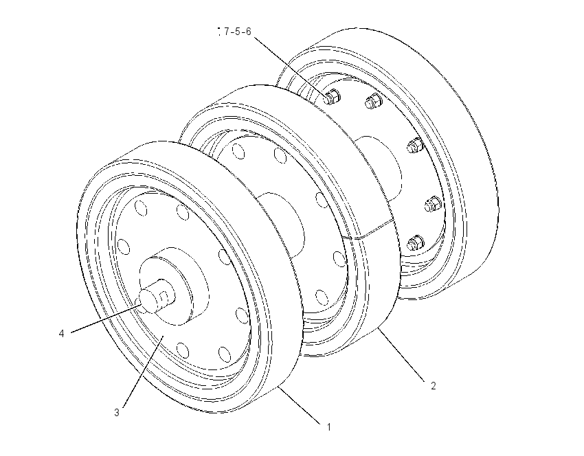 WHEEL GP-IDLER 2126595 CAT