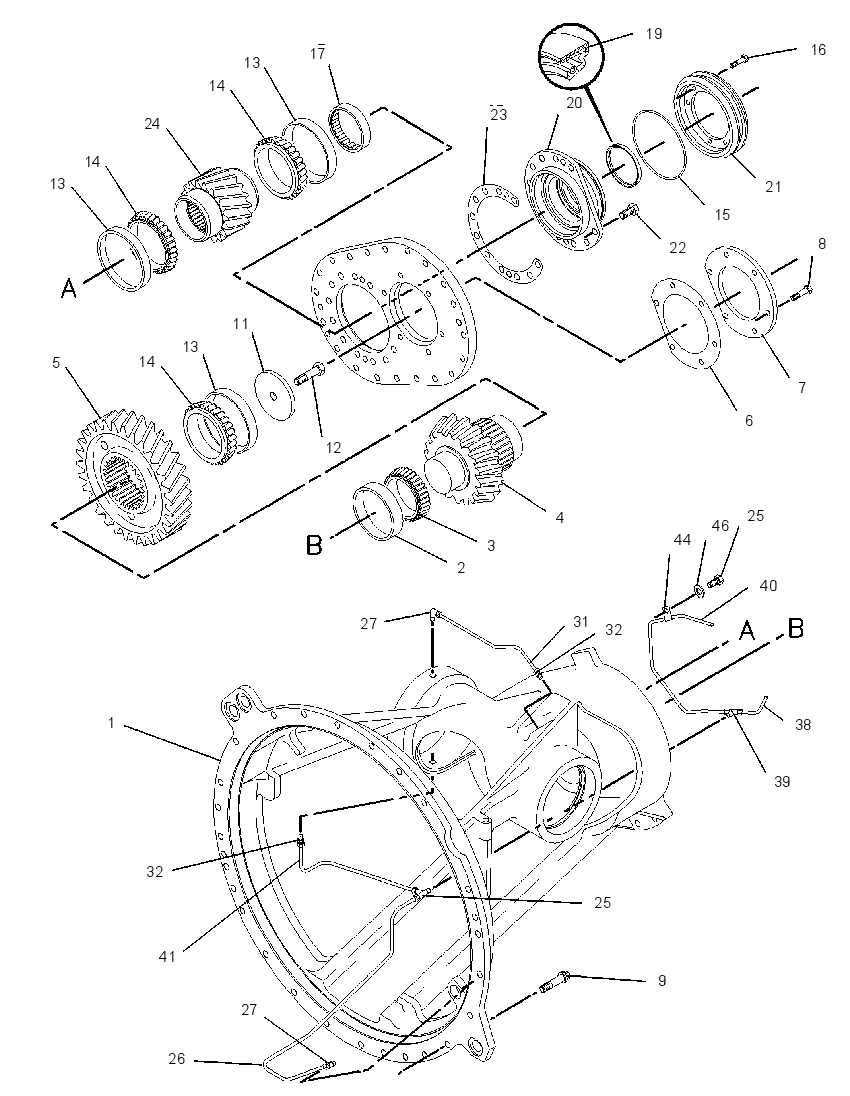 GEAR GP-BEVEL & TRANSFER 8E7895 CAT