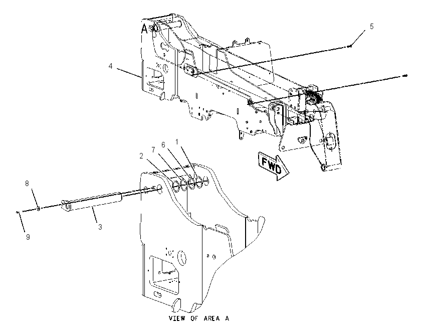 FRAME GP-MAIN 2059005 CAT
