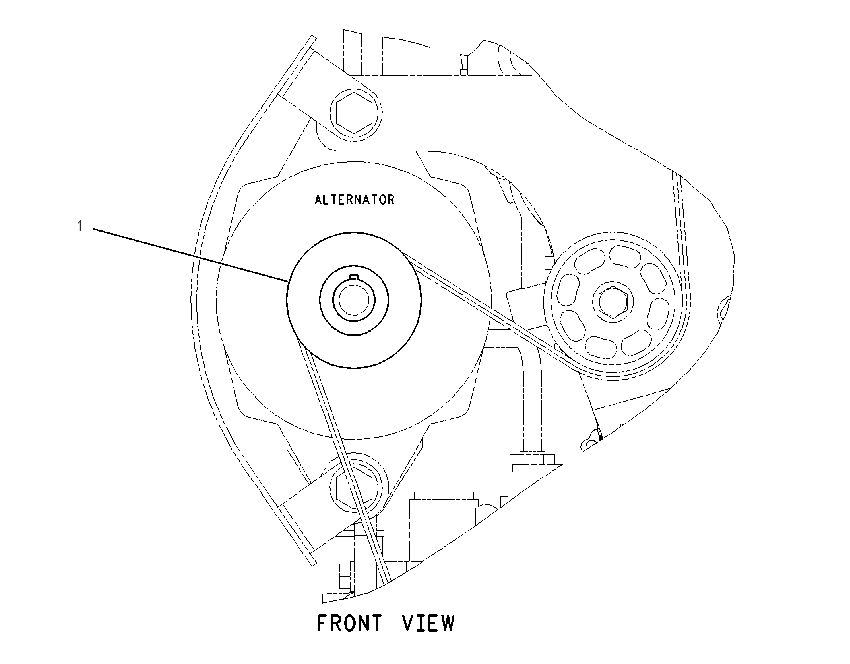 PULLEY GP-ALTERNATOR 1961791 CAT