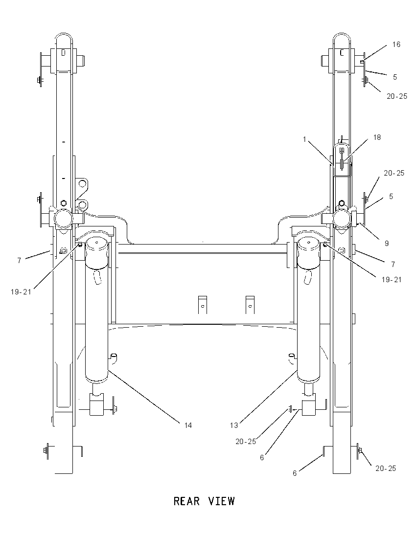 CYLINDER & MTG GP-LIFT ARM 1956799 CAT