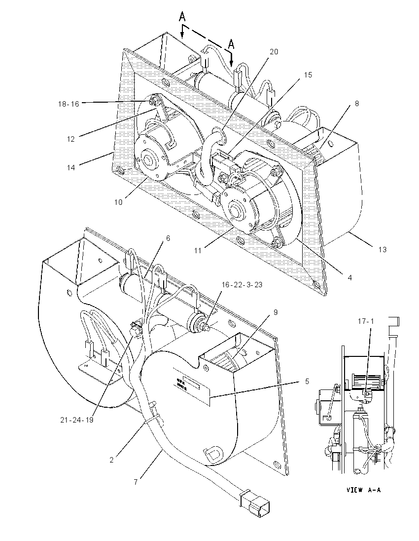 BLOWER GROUP 1987281 CAT